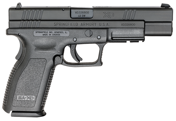 Springfield Armory XD Tactical .40 S&W, 5" Barrel, 10+1, Black Polymer / Black Melonite