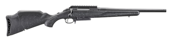 Ruger American II Patrol .300 Win Mag, 20" Barrel, 3+1, Black Splatter Synthetic / Graphite Black Cerakote 