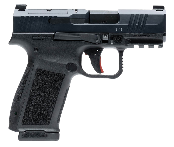 Canik HG7884N Mete MC9L Sub-Compact Frame 9mm Luger 10+1 3.18" Black Nitride Steel Barrel, Black Nitride Serrated Steel Slide, Black Polymer Frame w/Picatinny Rail, Black Polymer Grip