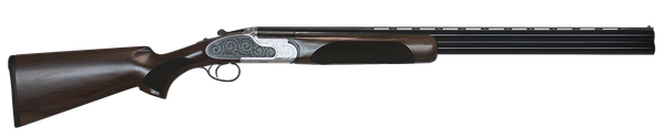CZ-USA 06456 WingShooter Elite 20 Gauge 3" 2rd 28" Gloss Black Chrome Barrel, Engraved Satin-Gloss Chrome Metal Finish, Turkish Walnut Stock Includes 5 Chokes