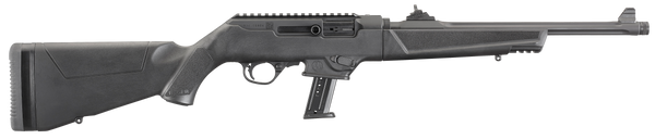 Ruger PC Carbine 9mm Luger, 16.12" Barrel, 10+1, Black Hard Coat Anodized