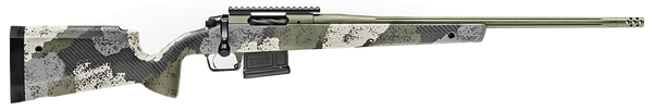 Springfield Armory BAW92265CMG Model 2020 WayPoint  6.5 Creedmoor 5+1 Cap 22" Mil-Spec Green Cerakote Rec/Barrel Evergreen Camo Carbon Fiber Hybrid Profile with M-LOK Stock Right Hand (Full Size)