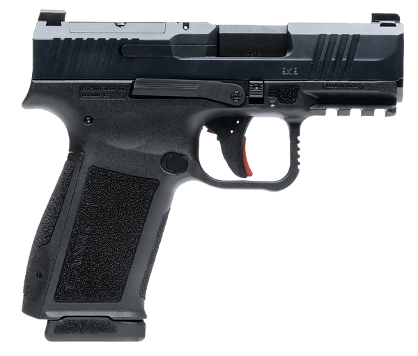 Century Arms HG7882N Mete MC9L Sub-Compact Frame 9mm Luger 17+1 3.18" Black Steel Barrel, Black Nitride Serrated Steel Slide, Black Polymer Frame w/Picatinny Rail, Interchangeable Backstrap Grip