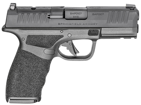 Springfield Armory HCP9379BOSP Hellcat Pro OSP Compact 9mm Luger 17+1 3.70" Black Melonite Steel Barrel & Optic Ready/Serrated Slide, Black Polymer Frame w/Picatinny Rail, Textured Grip