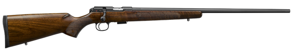 CZ-USA 02310 CZ 457 American Full Size 22 LR 5+1 24" Black Nitride Black Nitride Steel Receiver Turkish Walnut Fixed American Style Stock Right Hand