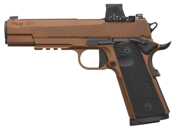 Sig Sauer 1911 X Emperor Scorpion .45 ACP, 5" Barrel, 8+1, Coyote Tan PVD