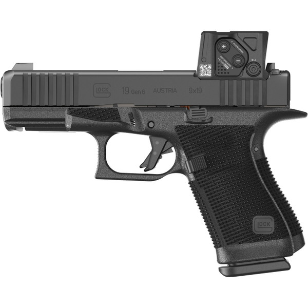 Glock 19 Gen 6 9mm Luger, 4.02" Barrel, 10+1, Black nDLC