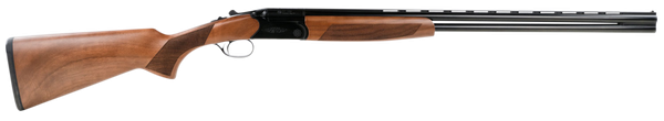 CZ-USA 06413 Drake  28 Gauge 2.75" 2rd 28" Barrel, Gloss Black Chrome Metal Finish, Turkish Walnut Fixed Pistol Grip Stock Includes 5 Chokes