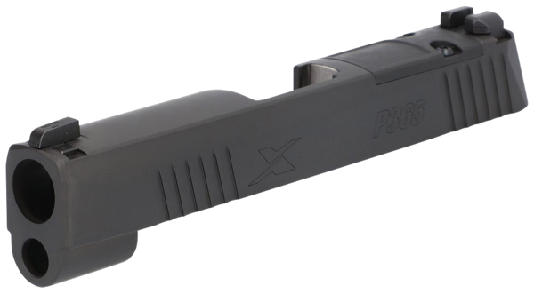 Sig Sauer 8900986 P365XL Slide Assembly Fits Sig P365XL 9mm Luger Black Nitride Stainless Steel Optic Cut/Serrated Slide XRAY3 Sights