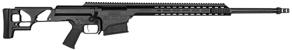 Barrett 18514 MRAD  308 Win 24" 10+1 Black Cerakote Black Fixed Adjustable Comb Stock Black Polymer Grip Right Hand