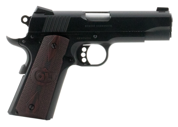 Colt Mfg Commander Combat .45 ACP, 4.25" Barrel, 8+1, Blued