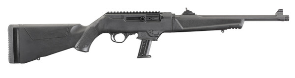 Ruger PC Carbine 9mm Luger, 16.12" Barrel, 17+1, Black Synthetic / Type III Hard-Coat Anodized