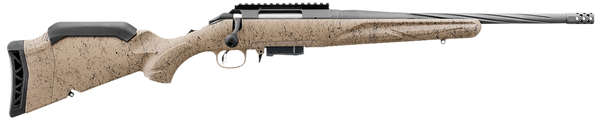 Ruger 46921 American II Ranch 7.62x39mm 5+1 16.10" Cobalt Cerakote Spiral Threaded Barrel & Alloy Steel Receiver w/Picatinny Rail, Flat Dark Earth Splatter Adj Comb & LOP Synthetic Stock, Right Hand
