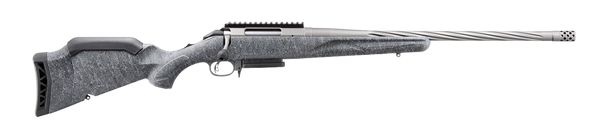 Ruger American II .22 Creedmoor, 20" Barrel, 3+1, Gray Splatter / Gun Metal Gray Cerakote