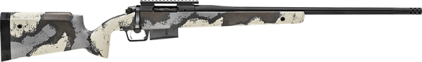Springfield Armory BAW92465PRCD Model 2020 Waypoint 6.5 PRC 3+1 24" Graphite Black Cerakote Fluted Barrel & Picatinny Rail Stainless Steel Receiver, Ridgeline Camo Fixed Carbon Fiber Stock