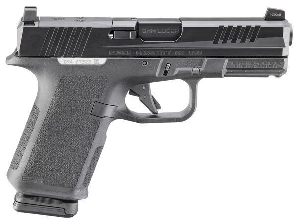 Ruger RXM 9mm Luger, 4" Barrel, 15+1, Black FNC Nitride