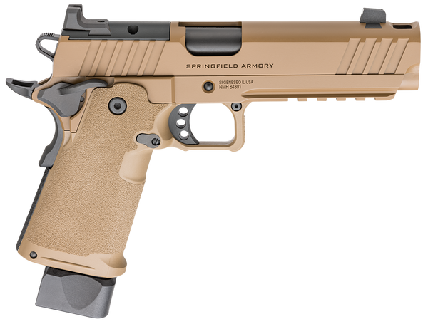 Springfield Armory 1911 Prodigy DS 9mm Luger, 5" Barrel, 17+1, Coyote Brown