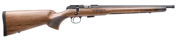 CZ-USA 02370 CZ 457 Royal Full Size 22 LR 5+1 16.50" Black Nitride Steel Threaded Barrel Black Nitride Steel Receiver Walnut Fixed American Style w/Decorative Forend Tip Stock Right Hand