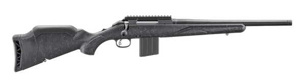 Ruger American II Patrol 6mm ARC, 16.1" Barrel, 10+1, Black Splatter Synthetic / Graphite Black Cerakote
