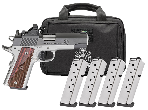 Springfield Armory 1911 Ronin AOS 9mm Luger, 4.25" Barrel, 9+1, Blued