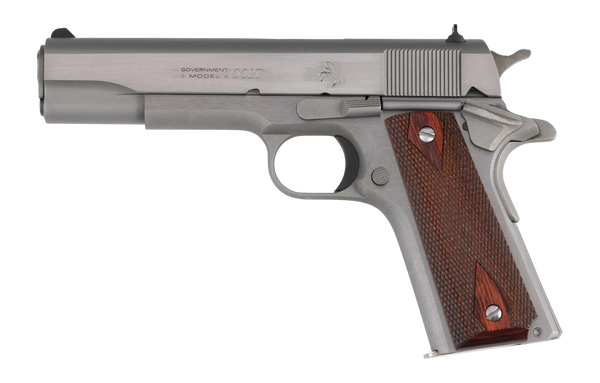 Colt Mfg Government 1911 9mm Luger, 5" Barrel, 9+1, Stainless