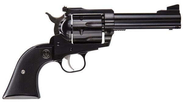 Ruger 0445 Blackhawk  45 Colt (Long Colt) 6 Shot 4.63" Blued Alloy Steel Barrel & Frame, Black Checkered Rubber Grip, Transfer Bar Safety, Exposed Hammer
