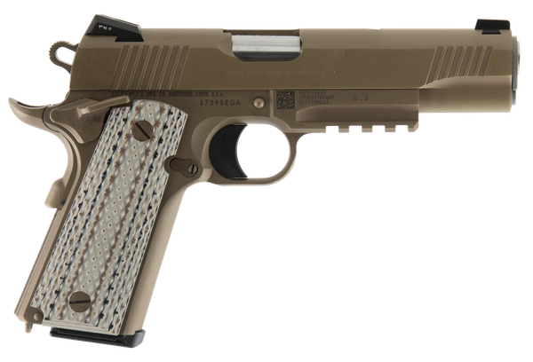 Colt Mfg M45A1 Marine 1911 .45 ACP, 5" Barrel, 7+1, Stainless