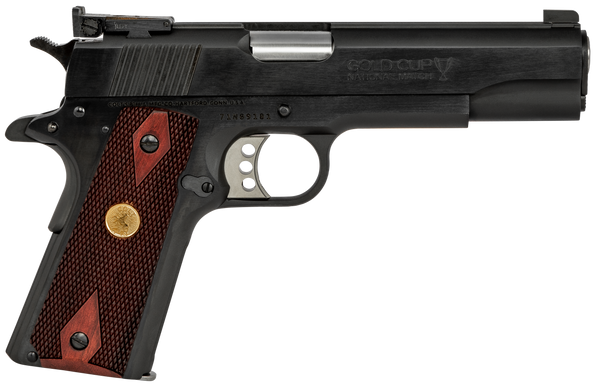 Colt Mfg 1911 Gold Cup National Match .38 Super, 5" Barrel, 9+1, Blued