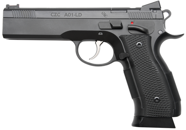 CZ Custom Shop A01-LD 9mm Luger, 5" Barrel, 19+1, Black Polycoat