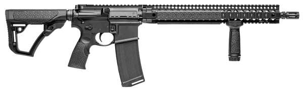 Daniel Defense 0214515175047 DDM4 V9 5.56x45mm NATO 16" 30+1 Black Hard Coat Anodized 6 Position w/SoftTouch Overmolding Stock