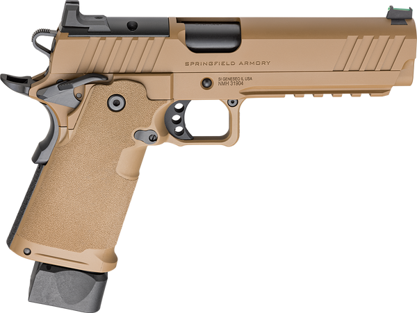 Springfield Armory 1911 DS Prodigy 9mm Luger, 5" Barrel, 20+1, Coyote Brown Cerakote