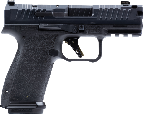 Canik HG8572N Mete MC9 Prime Micro Compact 9mm Luger 15+1 3.64" Black Barrel, Black Steel Optic Ready/Serrated Slide, Black Polymer Frame w/Beavertail & Picatinny Rail, Textured Grip, Ambidextrous