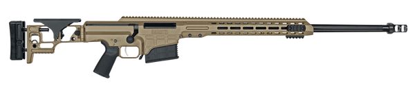 Barrett 18488 MRAD  300 Win Mag 24" 10+1 Flat Dark Earth Cerakote Flat Dark Earth Folding with Adjustable LOP Stock Black Polymer Grip Right Hand