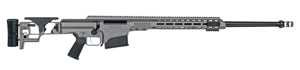 Barrett 18498 MRAD  6.5 Creedmoor 24" 10+1 Tungsten Gray Cerakote Gray Fixed Adjustable Comb Stock Black Polymer Grip Right Hand