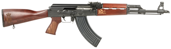 Zastava Arms Usa ZR7762SRA ZPAPM70 170th Anniversary 7.62x39mm 16.30" 30+1, Black Barrel/Rec, Gold Engraved Serbian Red Wood Furniture