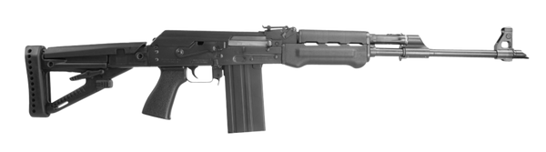 Zastava Arms Usa ZR77308BP ZPAP M77 308 Win/7.62x51mm 20+1 19.70" Black Threaded Barrel, 1.5mm Bulged Trunnion Receiver, Polymer Handguard, Adj. Promag Synthetic Stock, TangoDown Battlegrip Grip