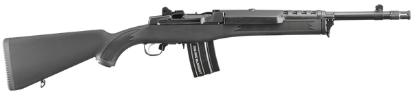 Ruger 5864 Mini-14 Tactical 300 Blackout 20+1 16.12" Blued Threaded Barrel, Blued Drilled & Tapped Steel Receiver, Black Synthetic Fixed Stock, Right Hand