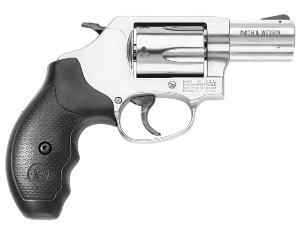 Smith & Wesson 162420 Model 60  357 Mag or 38 S&W Spl +P 5 Shot 2.12" Stainless Steel Barrel/Cylinder, Satin Finish Stainless Steel J-Frame, Exposed Hammer