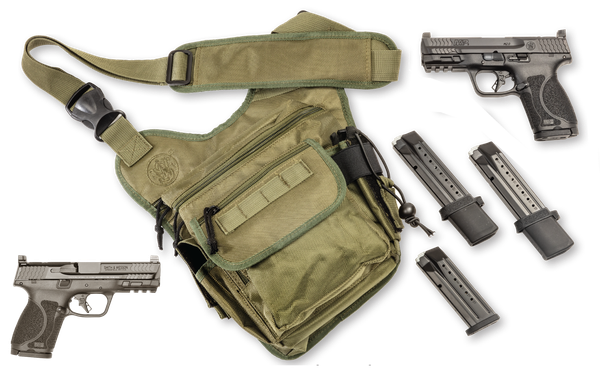 Smith & Wesson M&P M2.0 Compact Bug Out Bundle 9mm Luger, 4" Barrel, 15+1, Black