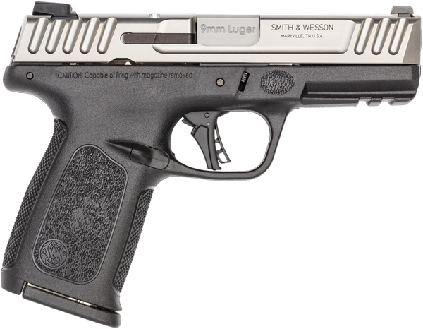 Smith & Wesson SD9 2.0 9mm Luger, 4" Barrel, 10+1, Satin Stainless