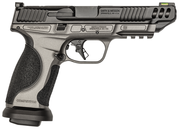 Smith & Wesson M&P9 M2.0 Competitor 9mm Luger, 5" Barrel, 17+1, Armornite