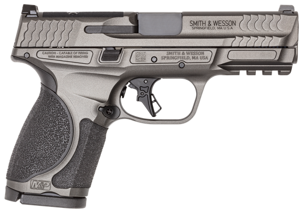 Smith & Wesson M&P9 M2.0 Metal Compact 9mm Luger, 4" Barrel, 15+1, Tungsten Gray Cerakote