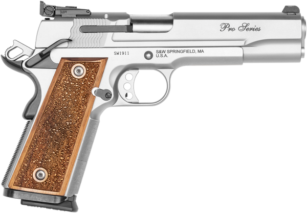 Smith & Wesson 1911 Performance Center Pro 9mm Luger, 5" Barrel, 10+1, Stainless
