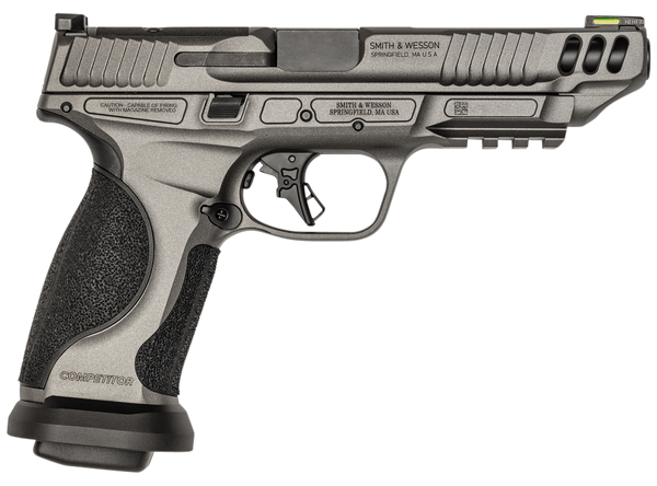 Smith & Wesson Performance Center M&P9 M2.0 Competitor 9mm Luger, 5" Barrel, 17+1, Gray