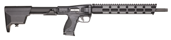 Smith & Wesson M&P FPC 9mm Luger, 16.25" Barrel, 17+1 / 23+1, Synthetic Black