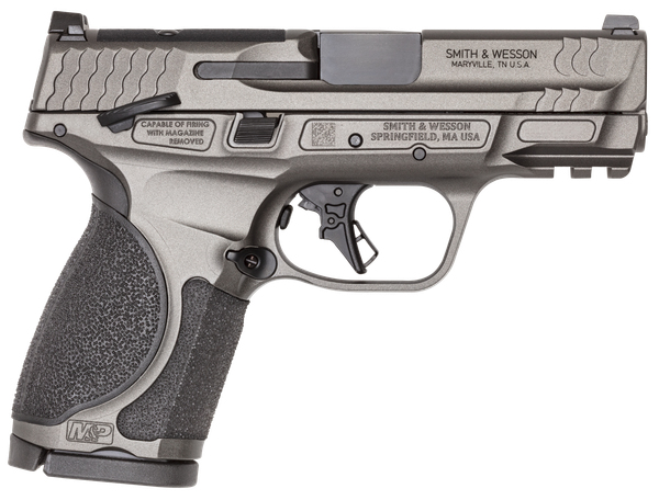 Smith & Wesson M&P9 M2.0 Metal Compact 9mm Luger, 3.6" Barrel, 15+1, Tungsten Gray Cerakote