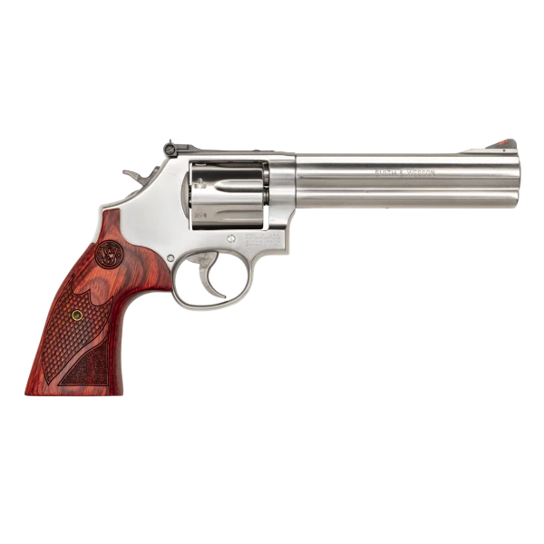 Smith & Wesson Model 686 Plus Deluxe .357 Magnum / .38 Special, 6" Barrel, 7, Satin Stainless
