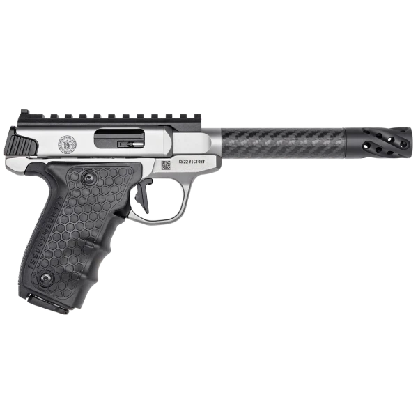Smith & Wesson PC SW22 Victory Target .22 LR, 6" Barrel, 10+1, Stainless / Silver