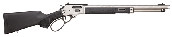 Smith & Wesson 13812 1854  44 Mag 9+1 19.25" Stainless Steel Threaded Barrel, Picatinny Rail Receiver, Fixed Black Synthetic Stock