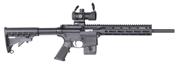 Smith & Wesson 12724 M&P15-22 Sport OR *CT, MA, MD, NJ Compliant 22 LR 16.50" 10+1 Black Fixed Black Synthetic Stock Black Polymer Grip Right Hand S&W M&P Red/Green Dot